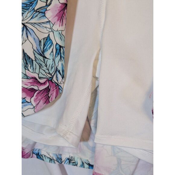Tommy Bahama Womens Active Floral Ruffle Skort Golf Tennis M - Picture 3 of 7